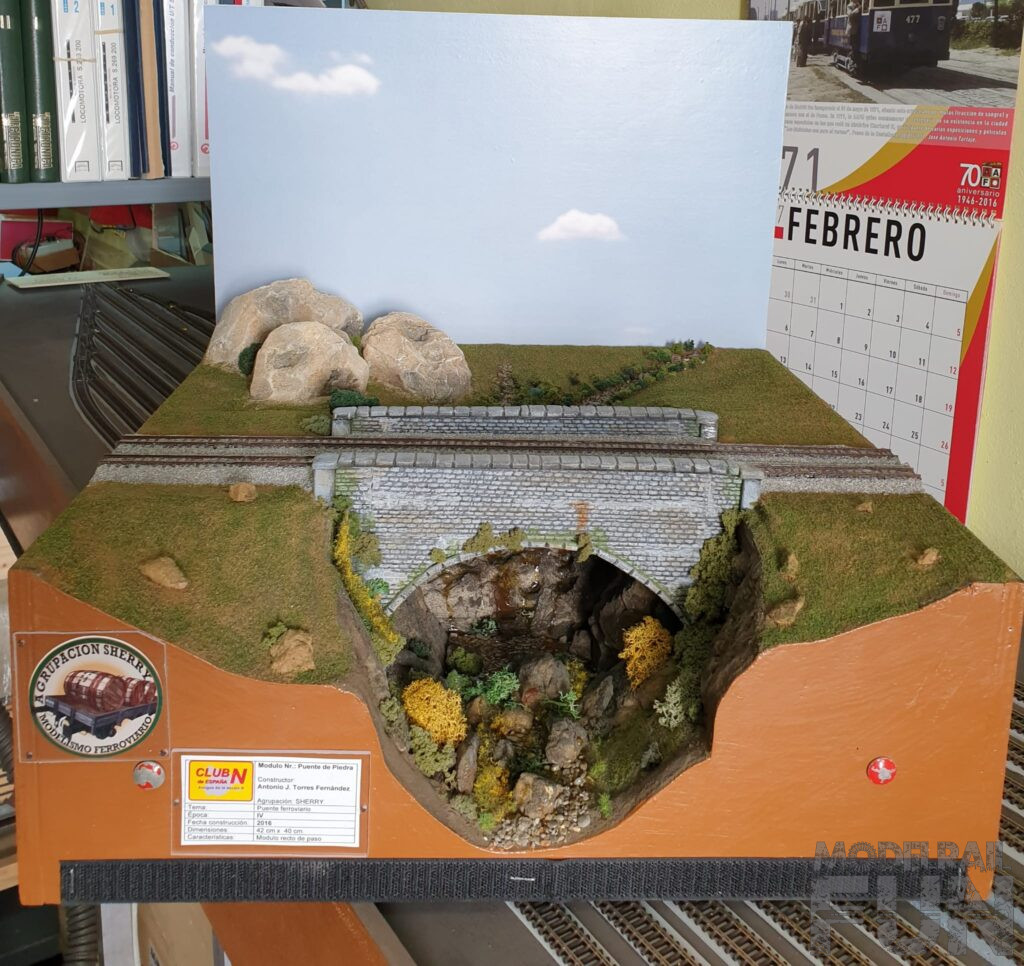 Agrupación Sherry módulos consecutivos.Puente de piedra