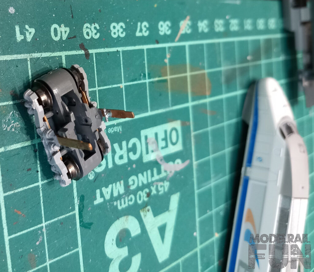 Reparacion bogie cabeza tractora. Soldadura