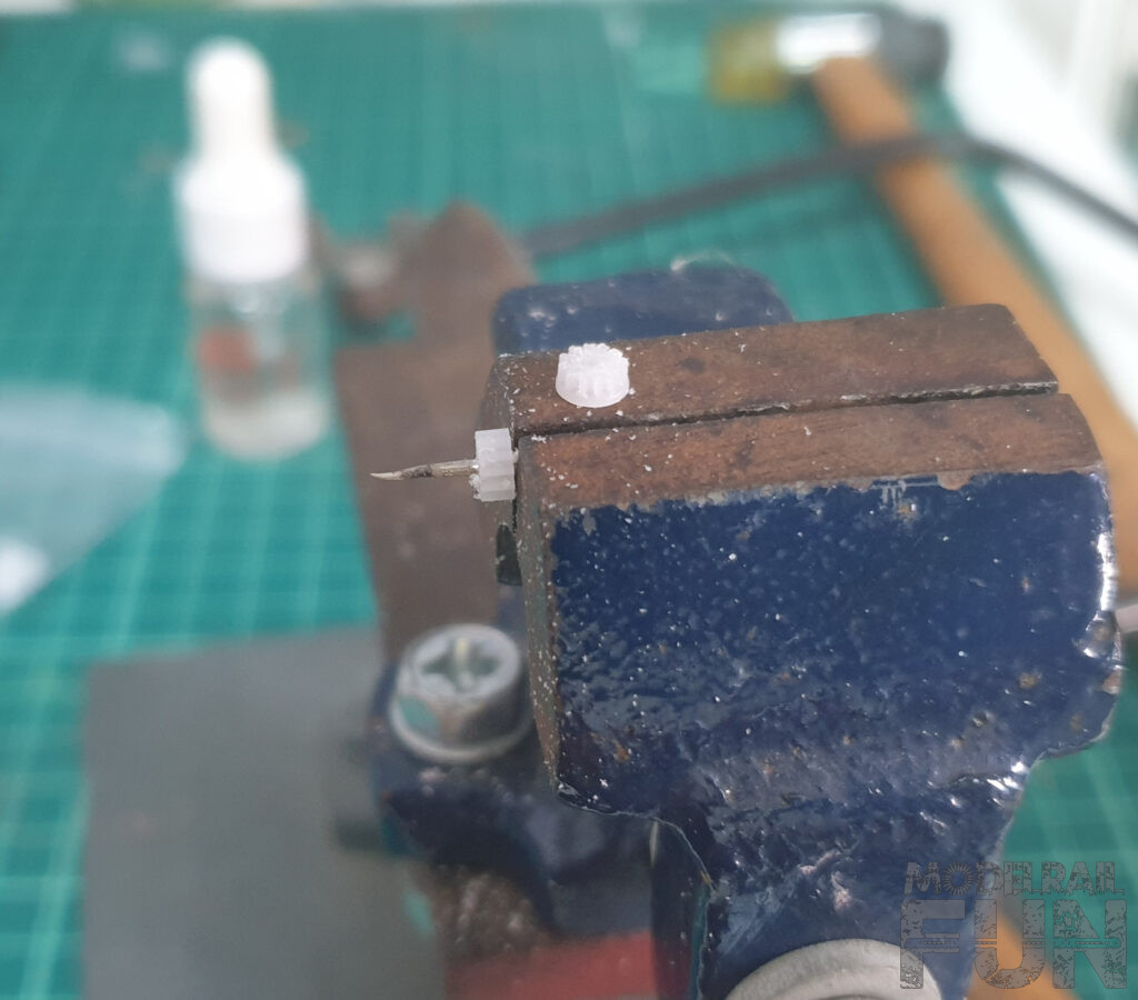 Cambio piñon defectuoso automotor. Resulyado corte