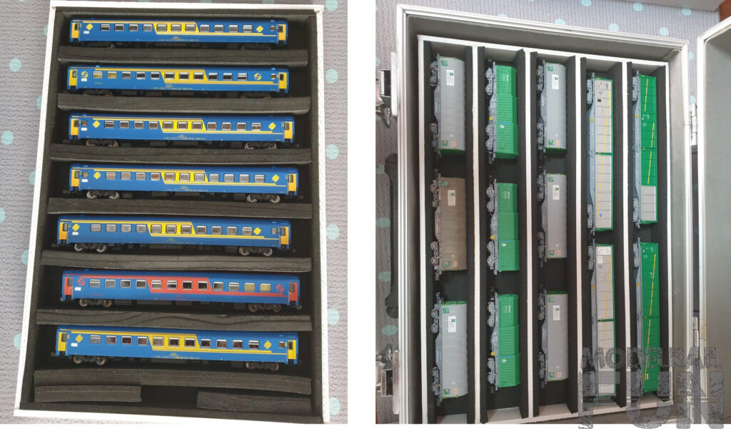 Bandeja para transportar trenes. trenes 1